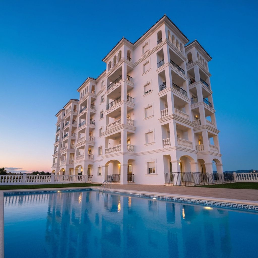 Modern luxury property with swimming pool